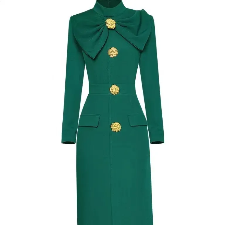 knee length dresses for ladies Semi Woolen Checked Wool Blend A-Line Dress – Trendphoria main image 1