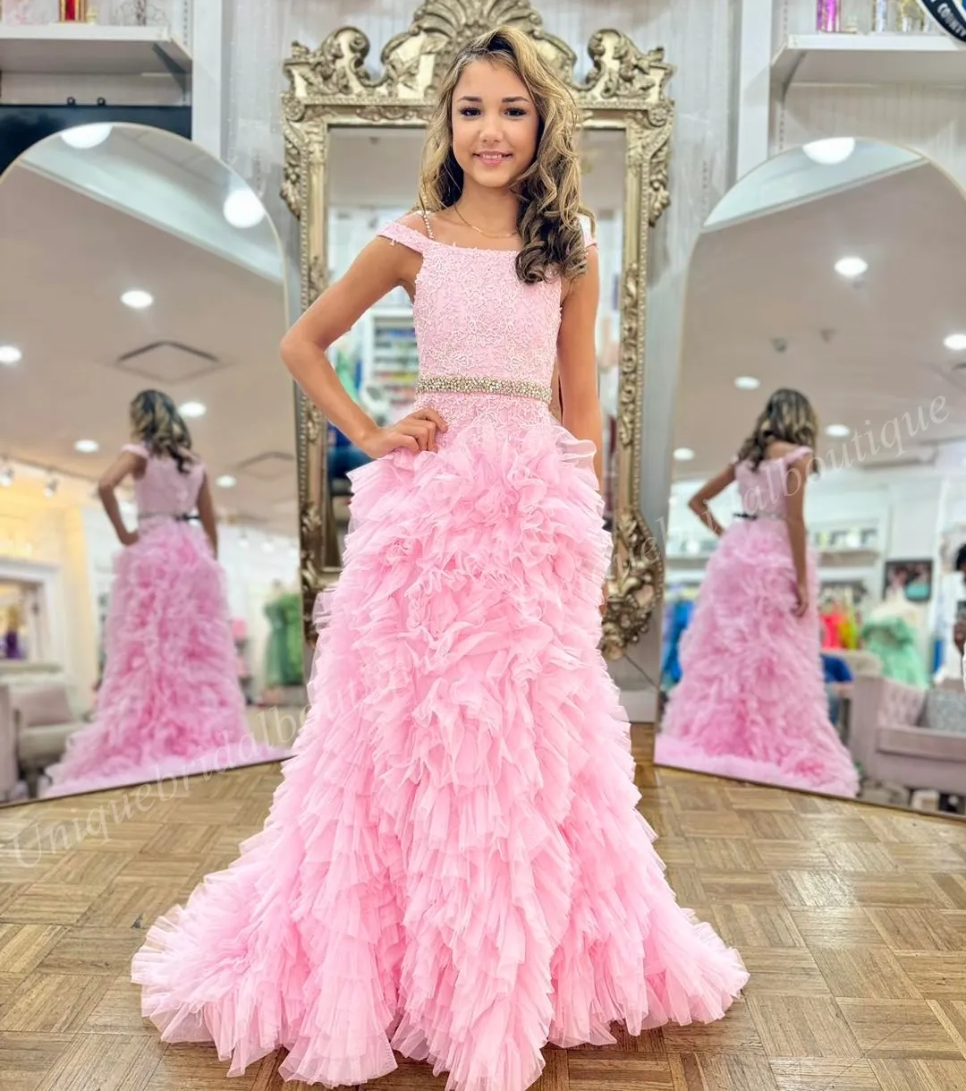 Gown Gala Jurken Meisjes Gala Jurk Lang Kinderen Kids Jurken