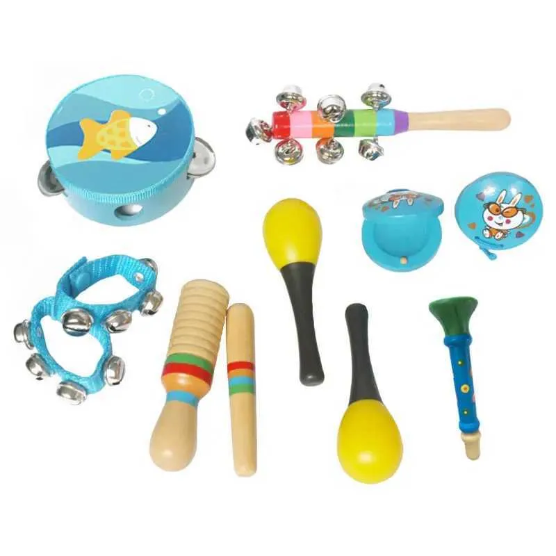 Assorted Kids Instruments Musical Instruments For Kids Set, Early Education Music Toys, Rhythm ...