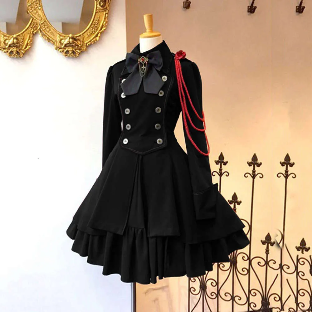 Mid-century Renaissance Retro Goth Dress with Bow Long Sleeve Peplum Steampunk Cosplay Halloween Costume for Kids from Dhgate Basic & Casual Dresses - price 10.36 Mid-century Renaissance Retro Goth Dress with Bow Long Sleeve Peplum Steampunk Cosplay Halloween Costume for Kids from Dhgate Basic & Casual Dresses - price 10.36