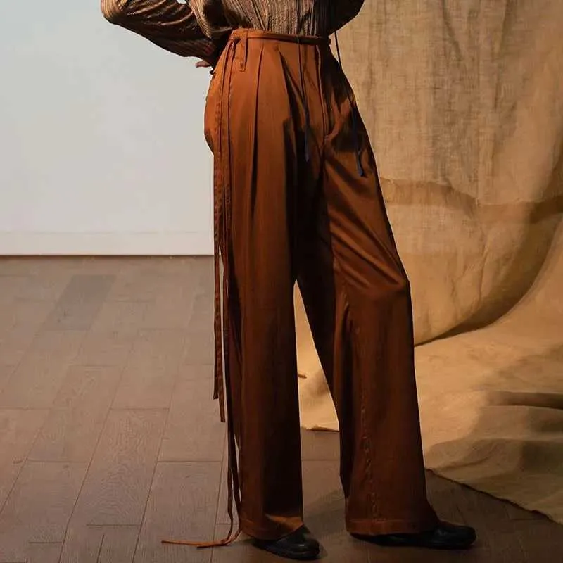 Mens Wide Leg Pants: Premium Straight Leg Trousers, Casual