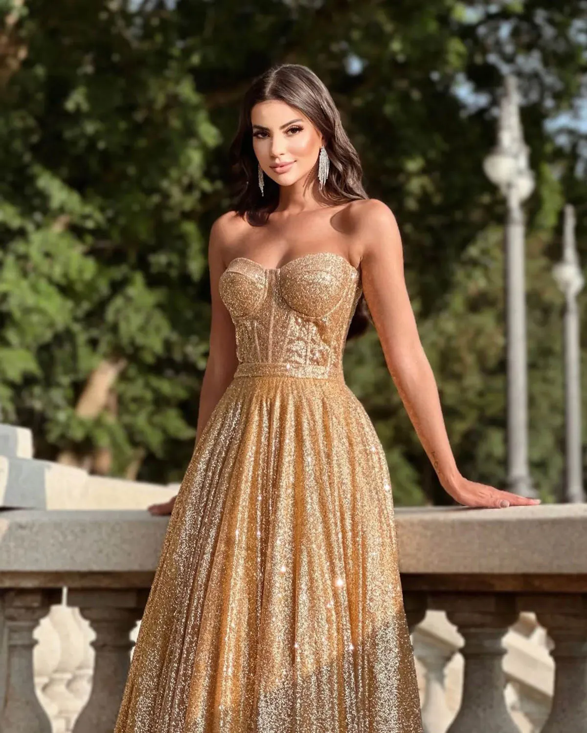 do prom dresses have built in bras Stylish Sequin Lace-Up Back Long Prom Dress with Slit