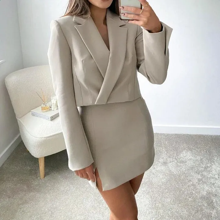 Skirt Suit Set: Elegant Crop Blazer And Mini Skirt... From Mysticastore, $19.48 | DHgate.Com Skirt Suit Set: Elegant Crop Blazer And Mini Skirt... From Mysticastore, $19.48 | DHgate.Com