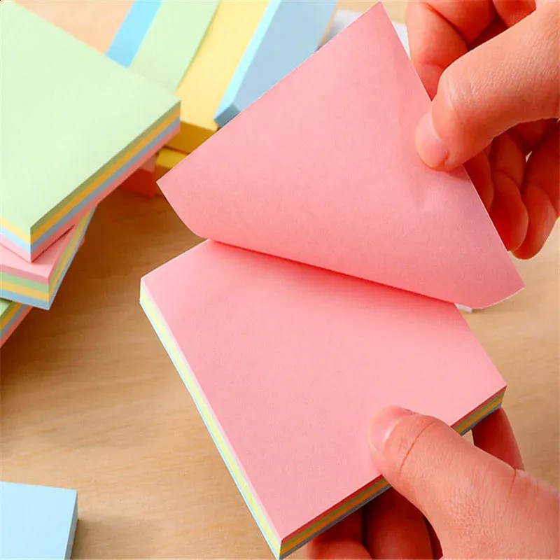 Wholesale 100 Sheets 76*76mm Size Color Paper Memo... From Tsukistore ...