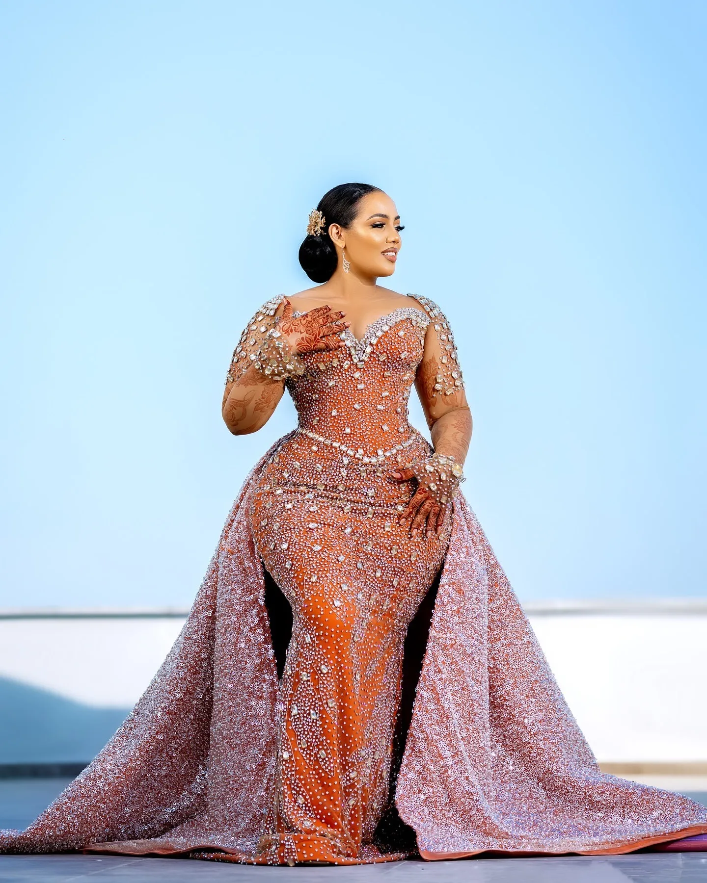 brown illusion dress Illusion Dress