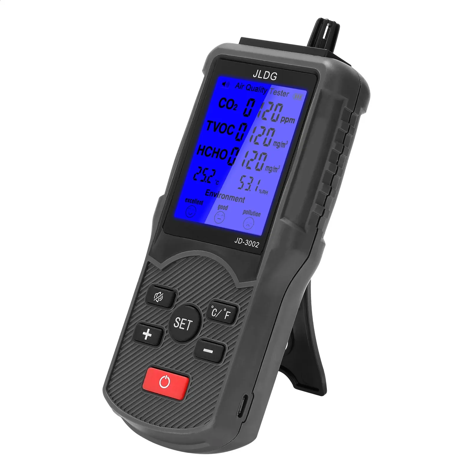 240827 8 In 1 Air Quality Tester CO2 Meter, TVOC... From Dorothystore ...