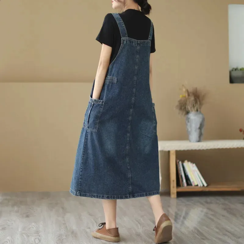 knee length dresses for ladies HT 360 Collective - Denim Mini Dress main image 1