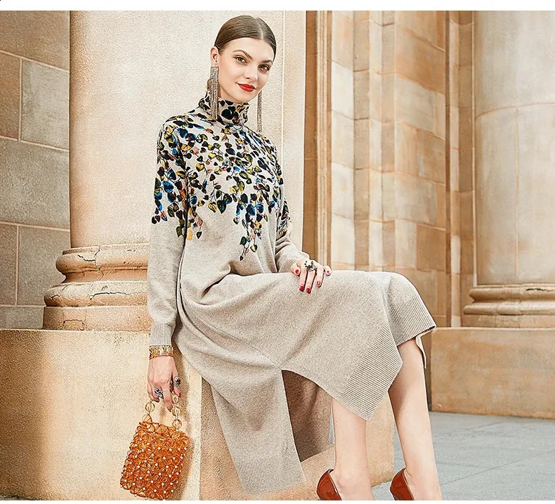 chinese dress ladies High Neck Maxi Dress