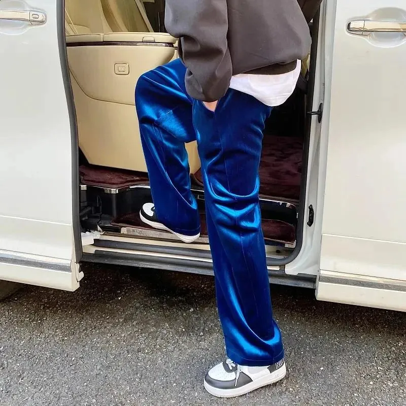 High Waist Velour baggy pants for Men and Women - Autumn High Waist Velour baggy pants for Men and Women - Autumn