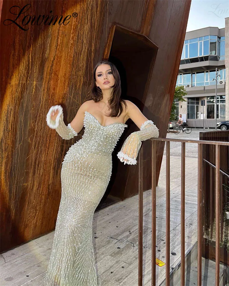 beaded engagement dress Scala 61404 Long Fitted Prom Formal Beaded Dress main image 1