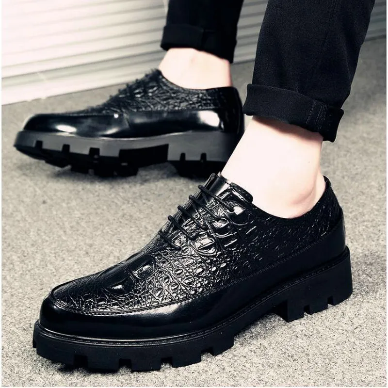 slim fit dress slacks Vintage Craftsman Black Oxford Shoes – Timeless Men’s Dress Shoes for Business & Formal Wear [Black] 41 EU /25.6-26 cm main image 1