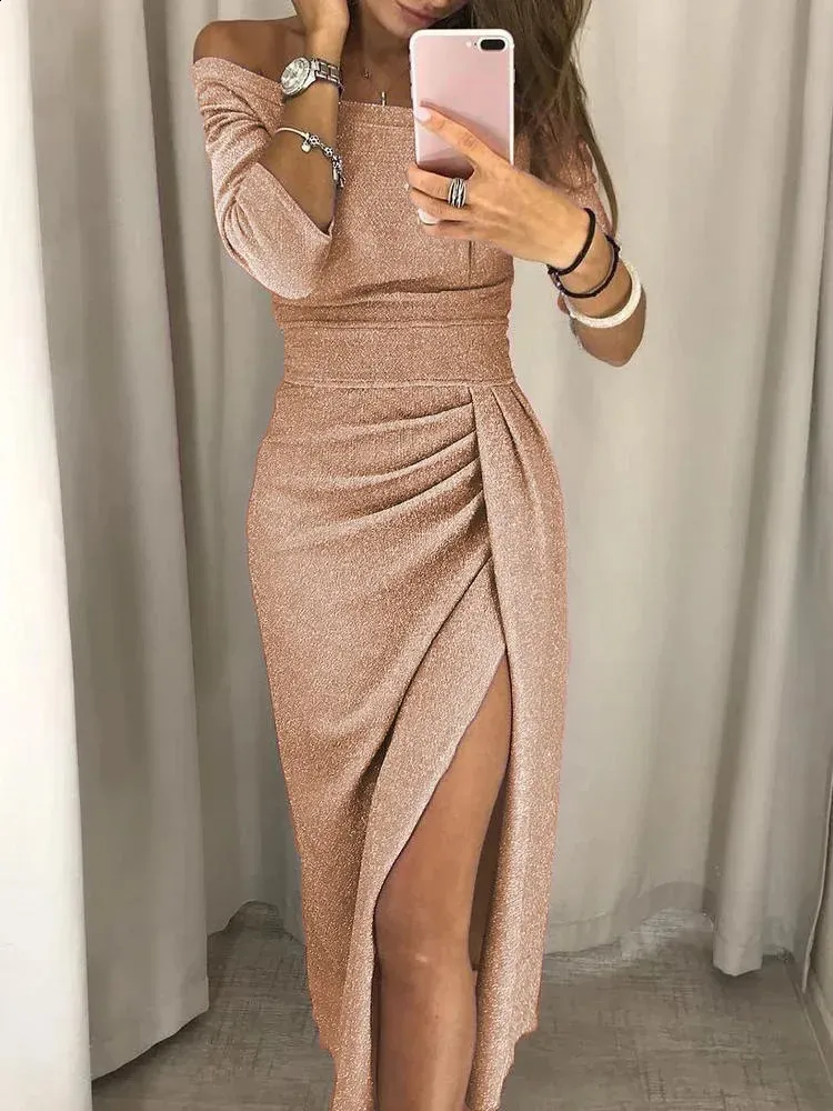 Brand Womens Off Shoulder Long Sleeve Pencil Dress Asymmetric Split Tight Fit Evening Dress S XXL From Domainstore, $19.3 In Bulk | DHgate.Com Brand Womens Off Shoulder Long Sleeve Pencil Dress Asymmetric Split Tight Fit Evening Dress S XXL From Domainstore, $19.3 In Bulk | DHgate.Com