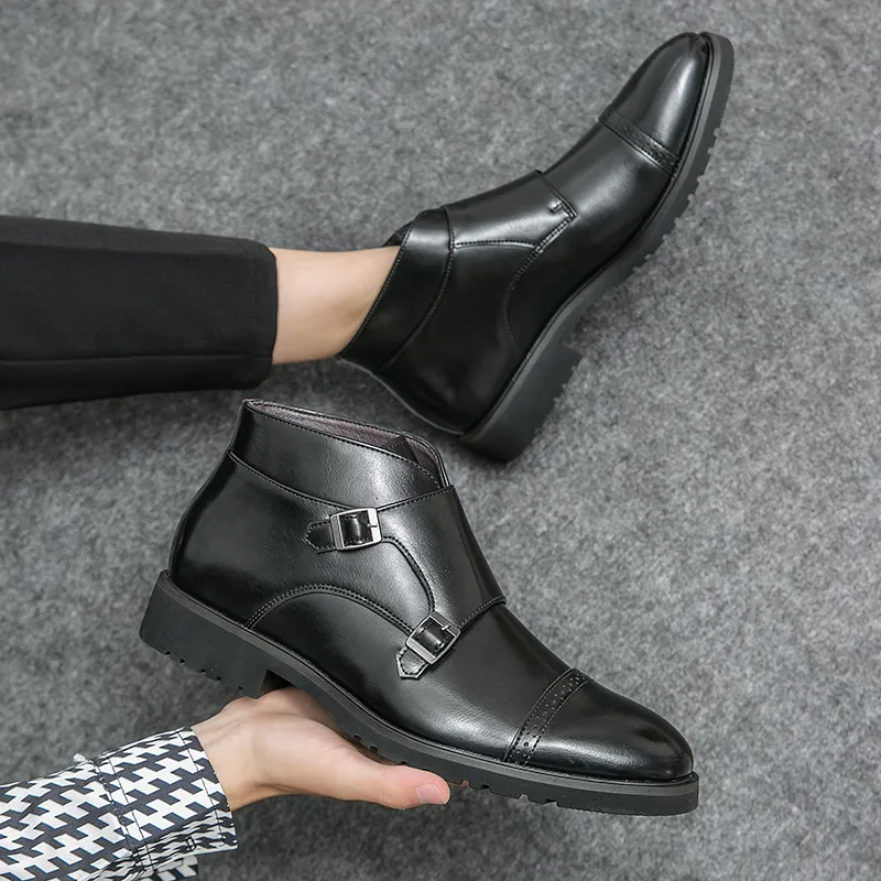 Mens Rivet Half Boots, Pointed Toe Dress Boots With... From Factory  Ashoesfactory, Bulk $31.42 | DHgate.Com