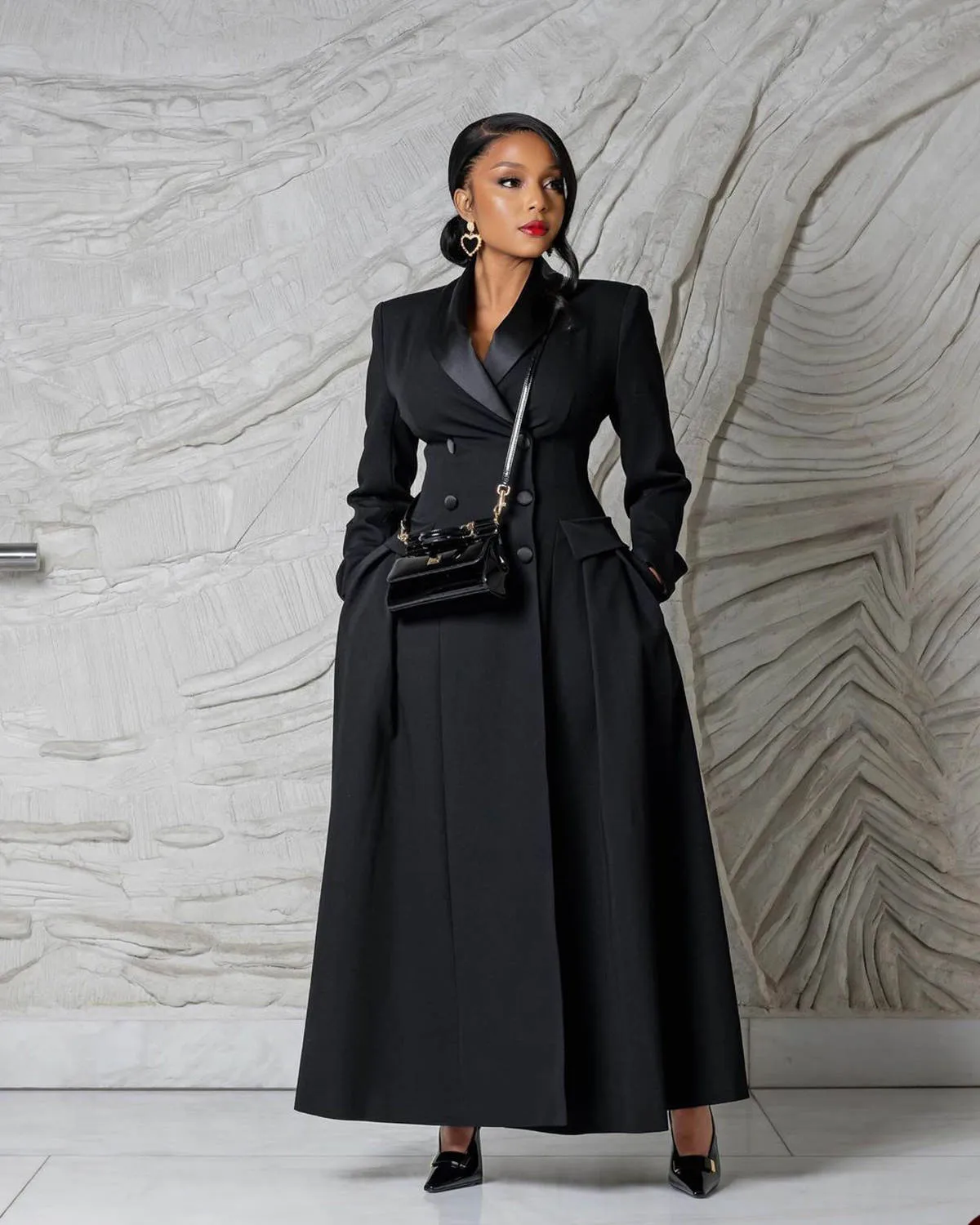 black cut out mini dress Black Cut-Out Open Front Long Sleeves Mini Dress