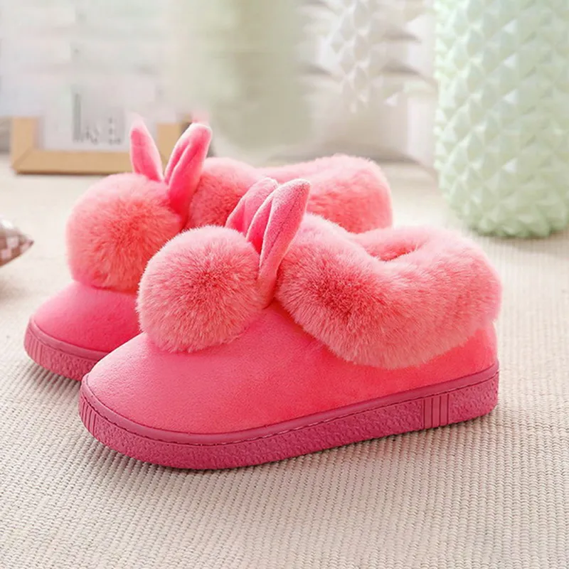 Rabbit ear slippers hotsell