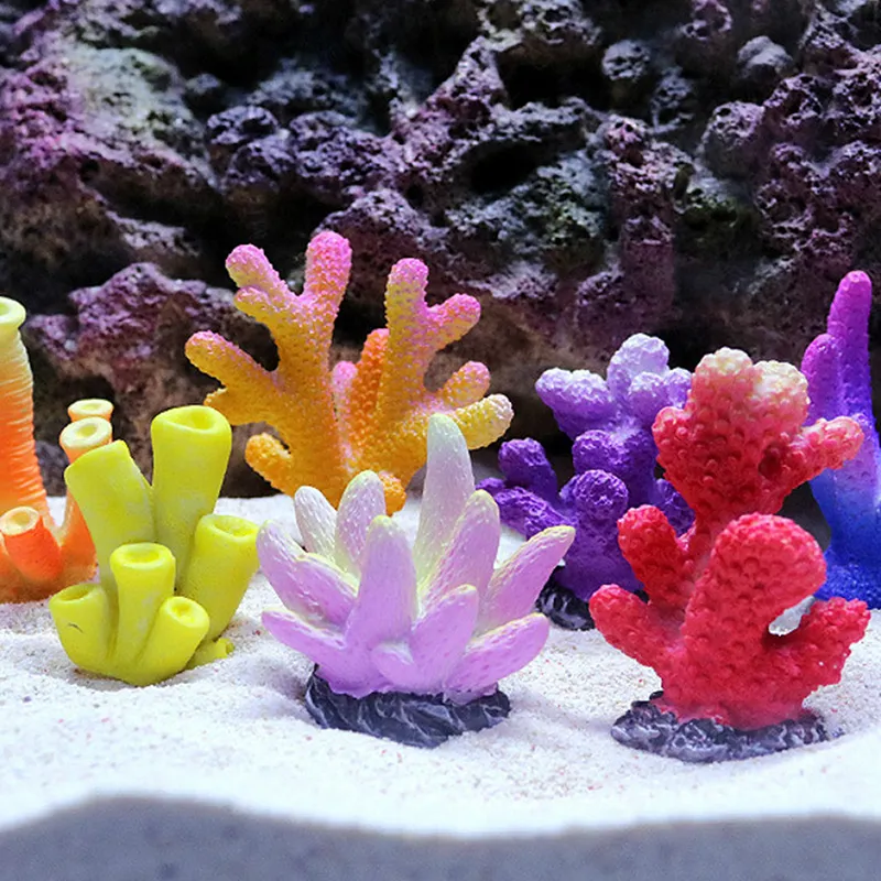 Image result for Artificial Coral Reef Resin Ornament Starfish Fish Tank Aquarium Decor ...