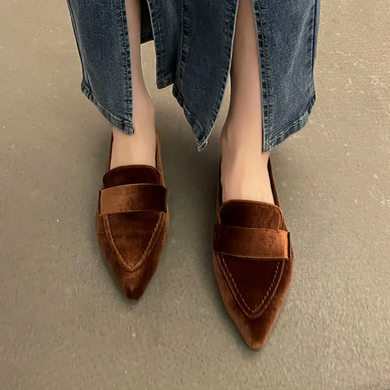 Loafers Slip On Pointed Toe Flats Save Big On Bulk Women's Pointed