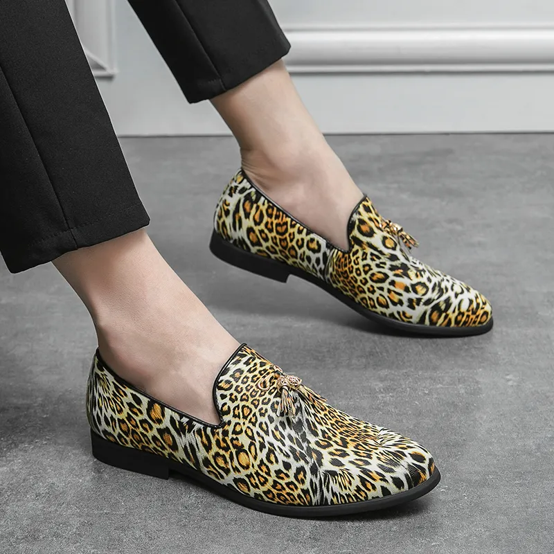 Slip On Men's Leopard Shoes Save Big On Bulk Leopard Print