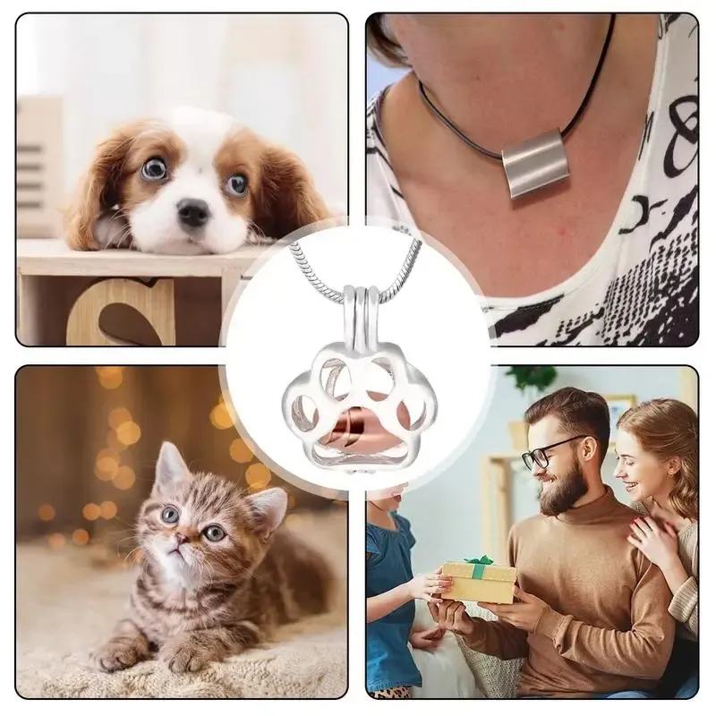 Wholesale Pet Dog Paw Charm Memorial Urn For Ashes Pet Necklace Pendant For Dogs And Cats Ashes Holder And Keepsake Mothers Day Jewelry Accessory From Dh911135086 13.06 DHgate.Com