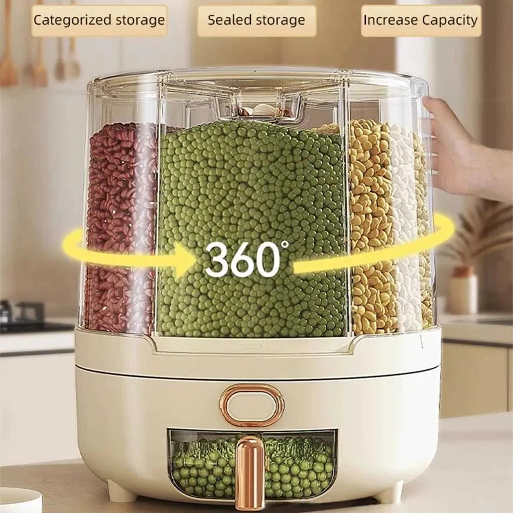 Big Rice Strorage Large Rice Storage Container - Sealed & Moisture-Proof, Keep Rice Fresh ...