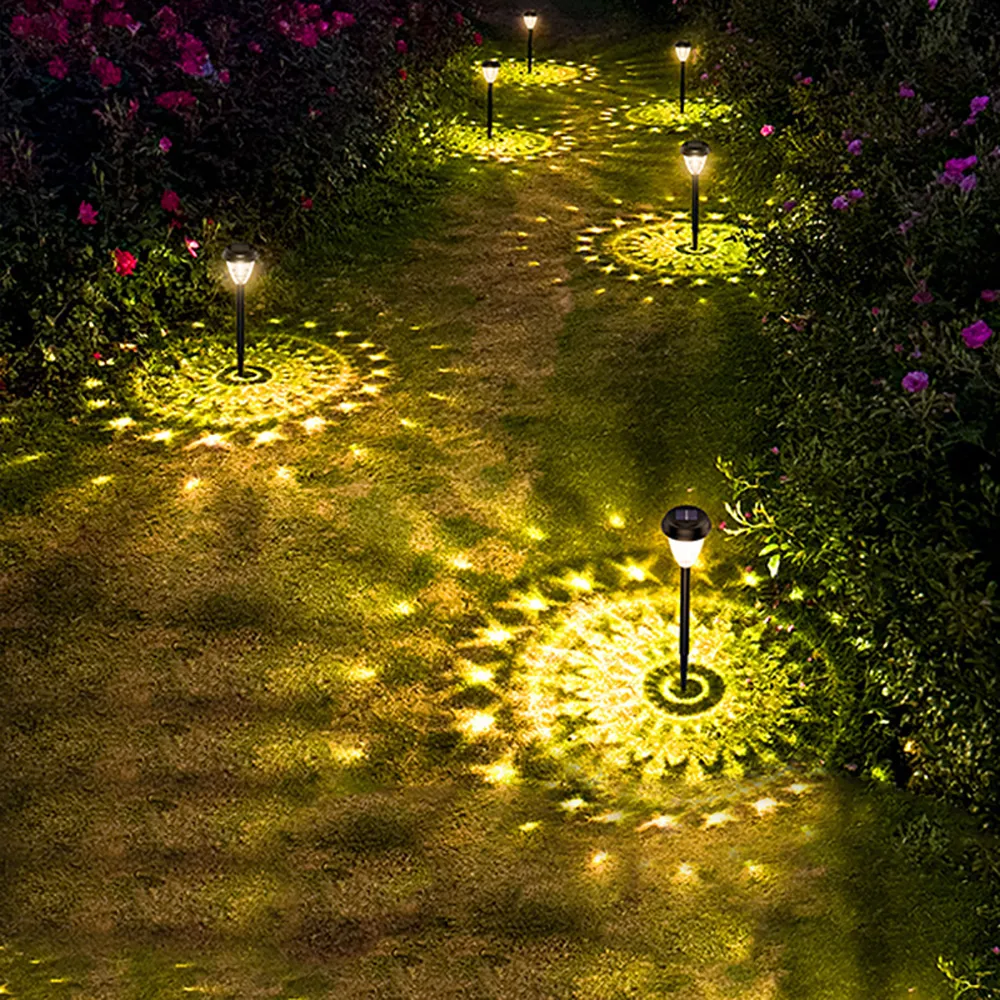 Spot Solaire Jardin Aluminium 30 Lumens Ultra 365 Lot de 2- Spot Solaire Eclairage