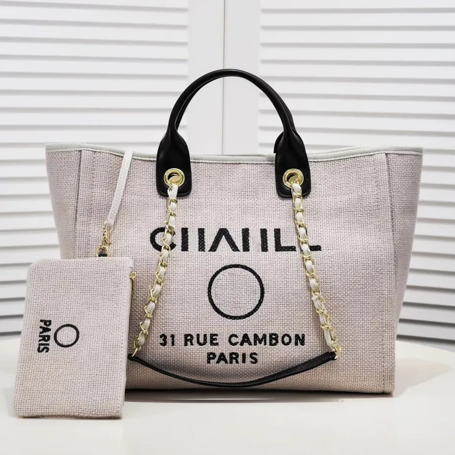 Designer Denim Canvas Tote Bag Stylish Spacious Shoulder Handbag for Women