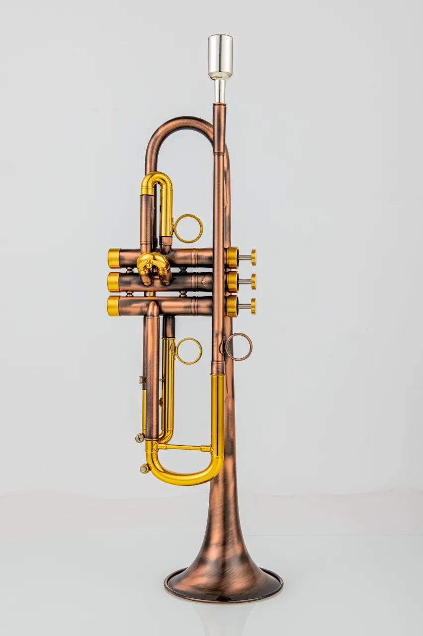 Artisan Copper Trumpet With Hard Case Professional Quality