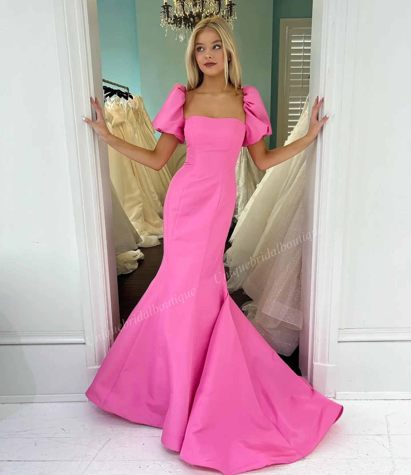 slim fit dress slacks Ladivine CC2421 Elegantly Fitted Embellished Evening Gown Silver-Nude / 14