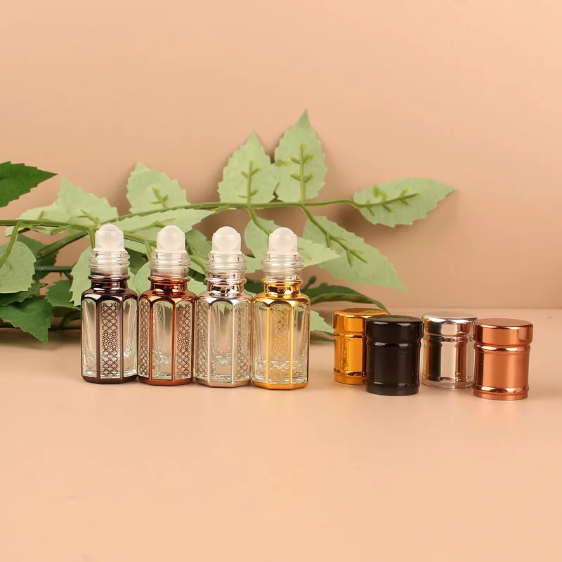 Wholesale Essential Oil Roller Glass Perfume Roller Bottles Middle
