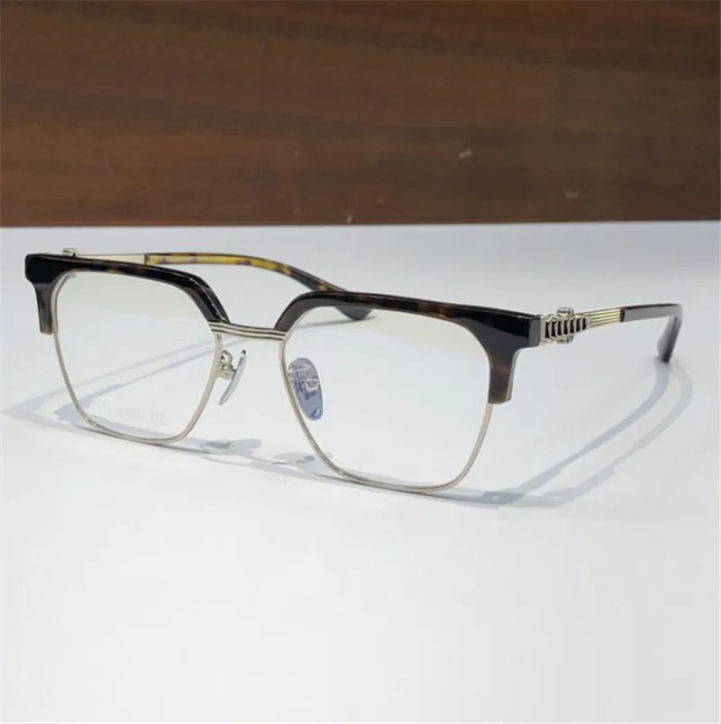 8083 Titanium And Acetate Square Optical Glasses Lightweight, Simple ...