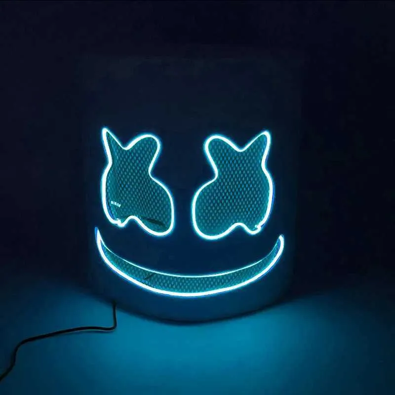 LED Light Up Mask - Halloween Cosplay, Rave & Music Festival