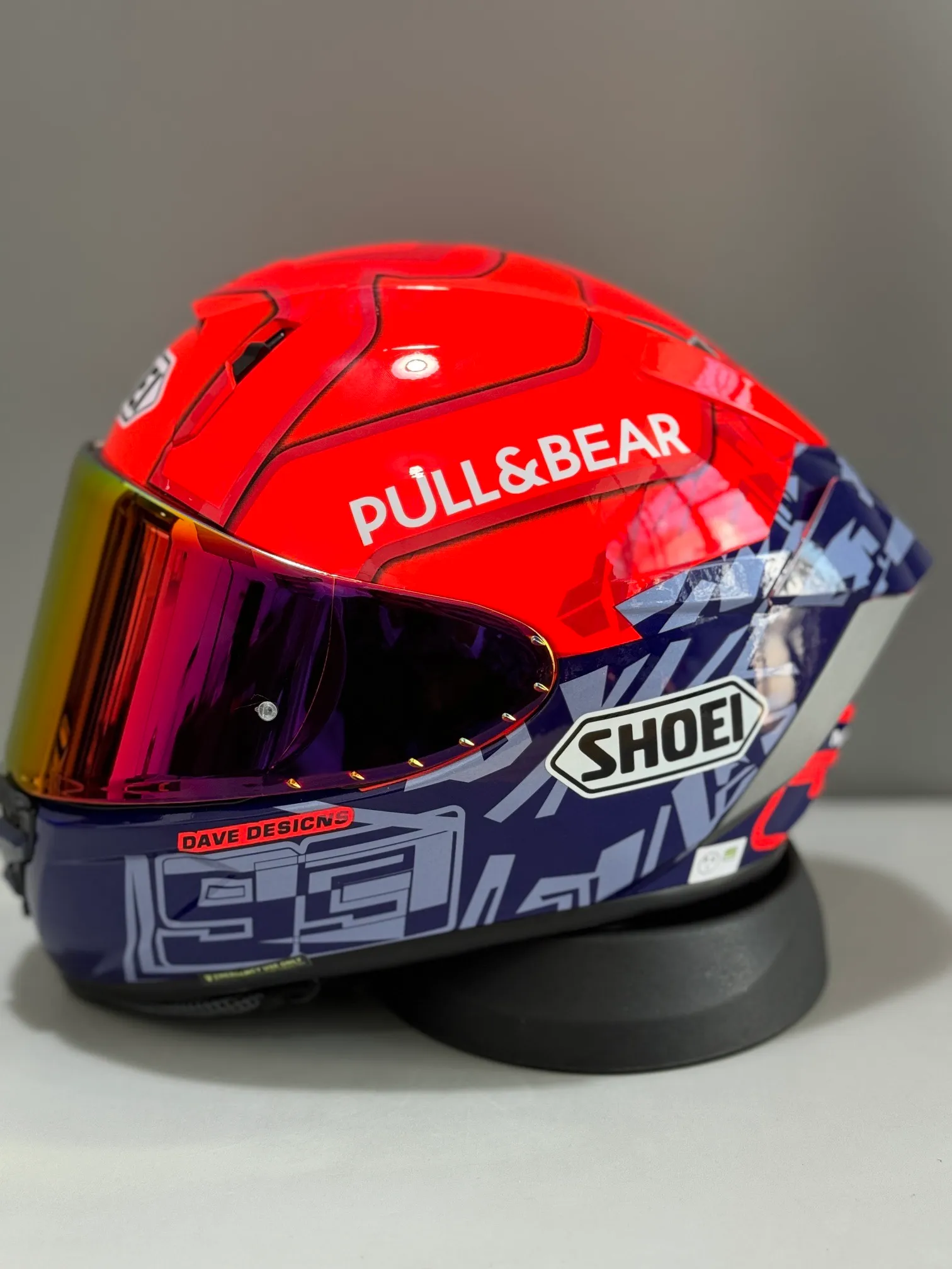 Shoei X15 Marquez7 TC 1 MM93 Full Face Motorcycle Helmet Anti Fog