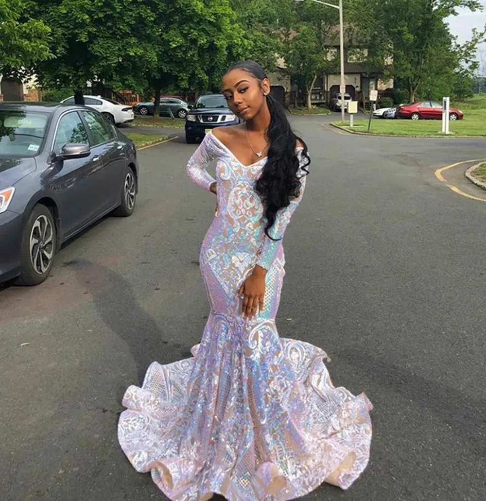 Mermaid Long Sleeve Prom Dress Black Sequin Off The Shoulder Gala Evening from Dhgate Prom Dresses - price 354.11 Mermaid Long Sleeve Prom Dress Black Sequin Off The Shoulder Gala Evening from Dhgate Prom Dresses - price 354.11