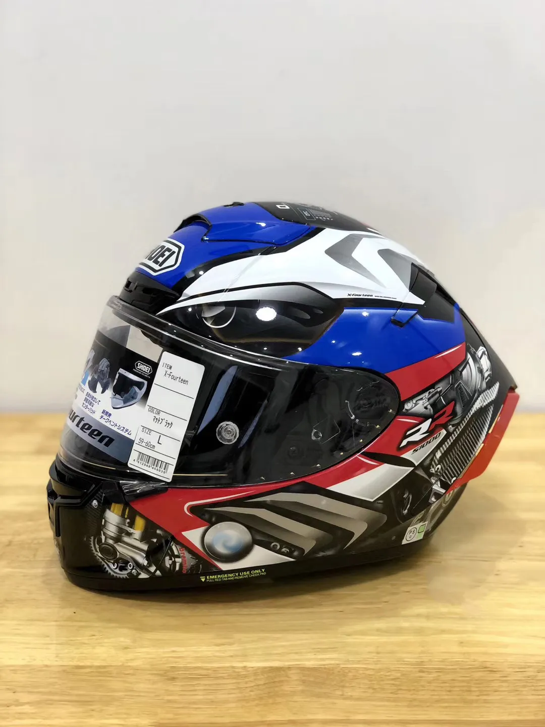 SHOEI X-14 X-Fourteen 剥が マットブラックLサイズ