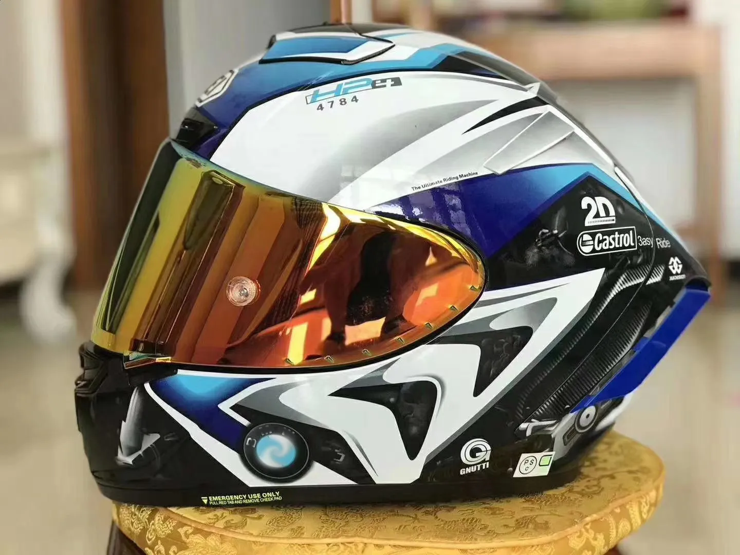 Shoei X14 X Fourteen HP4 Motorcycle Helmet With Anti Fog Shoei X14 X Fourteen HP4 Motorcycle Helmet With Anti Fog