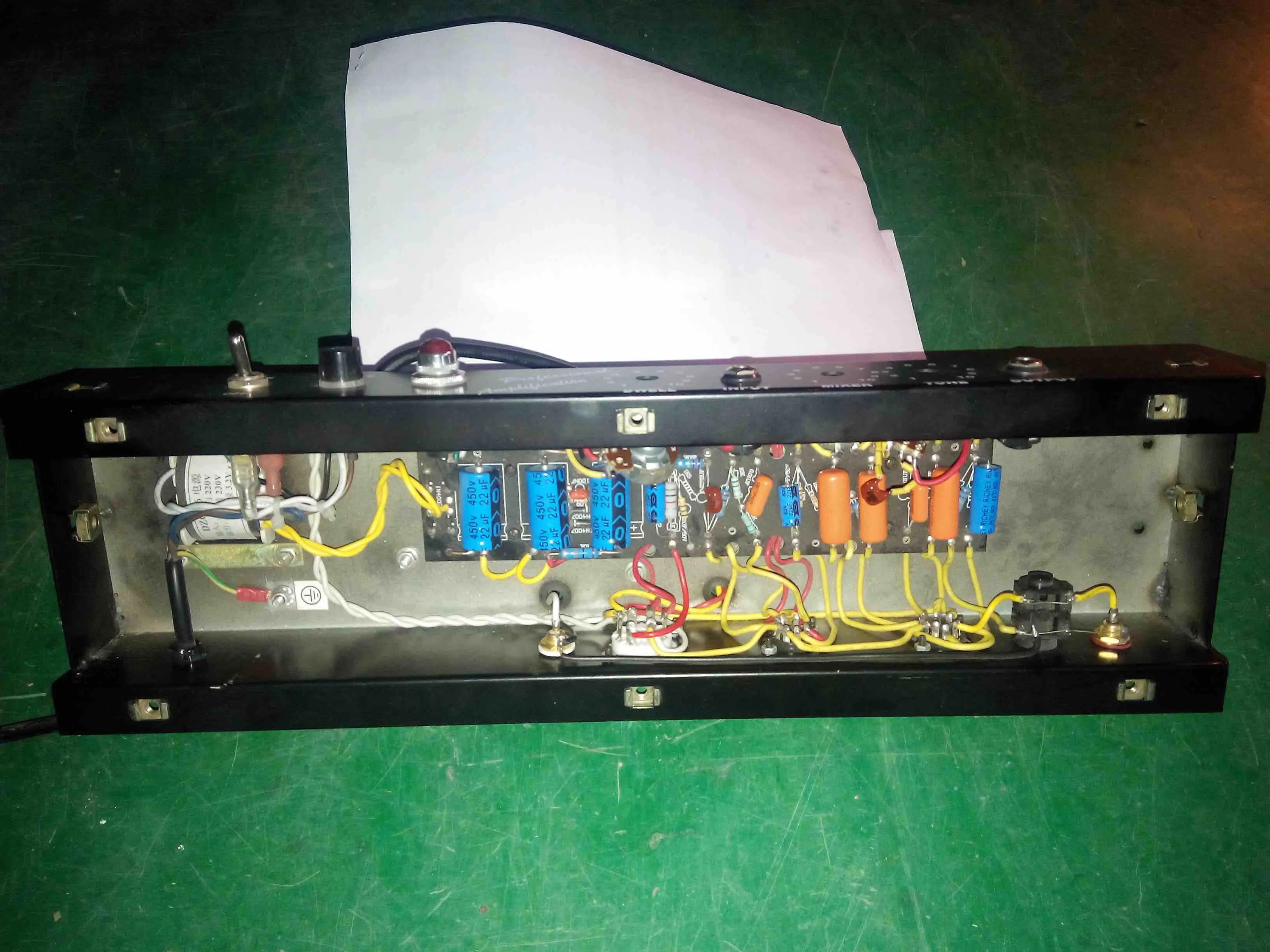 Amplifier Reverb Tank Custom '63 Style Tube Reverb Unit - Vintage Guitar Amp Reverb Tank ...