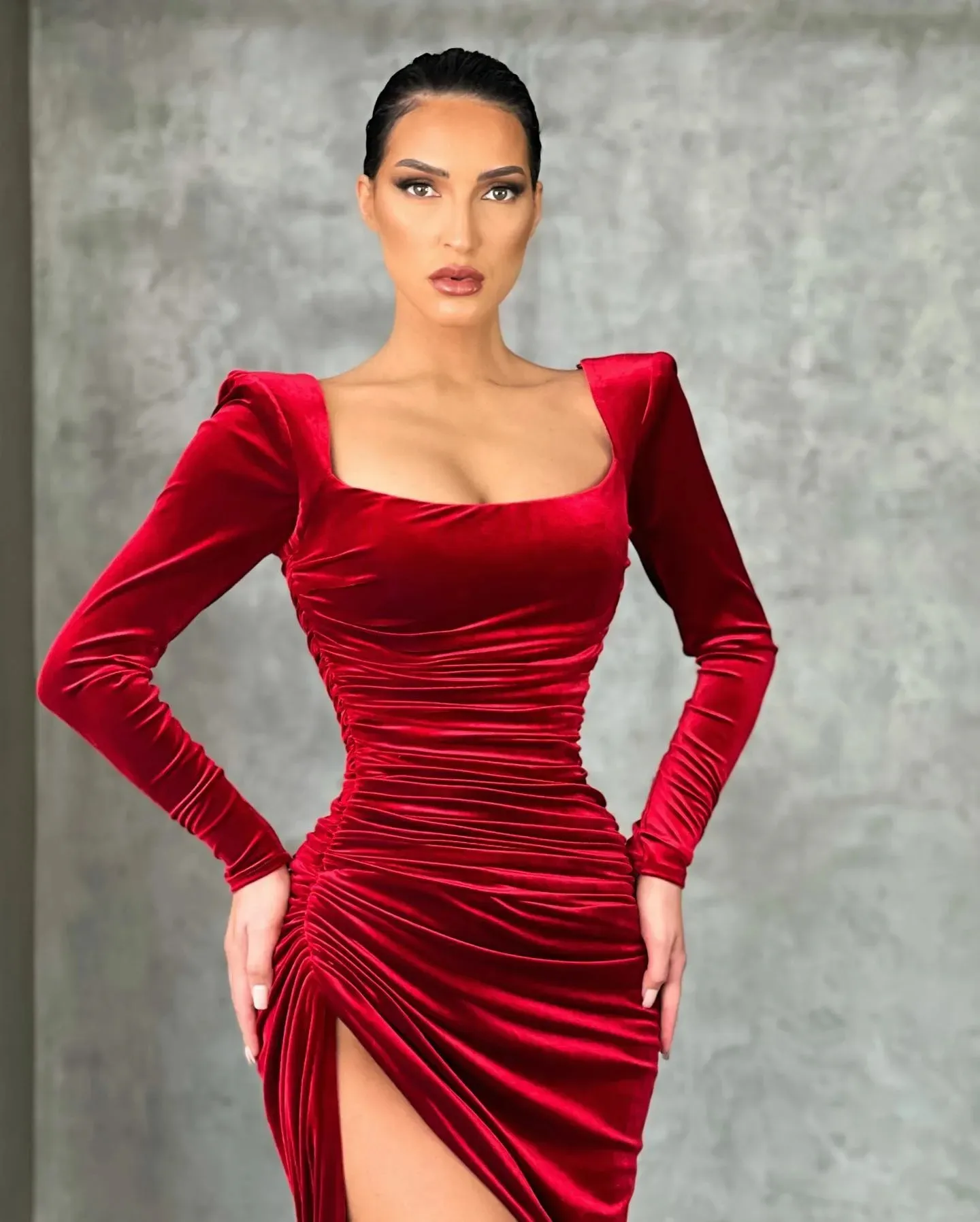 DHgate.com:Sexy Prom Dresses 2024: Square Neck Sleeved Veet DHgate.com:Sexy Prom Dresses 2024: Square Neck Sleeved Veet