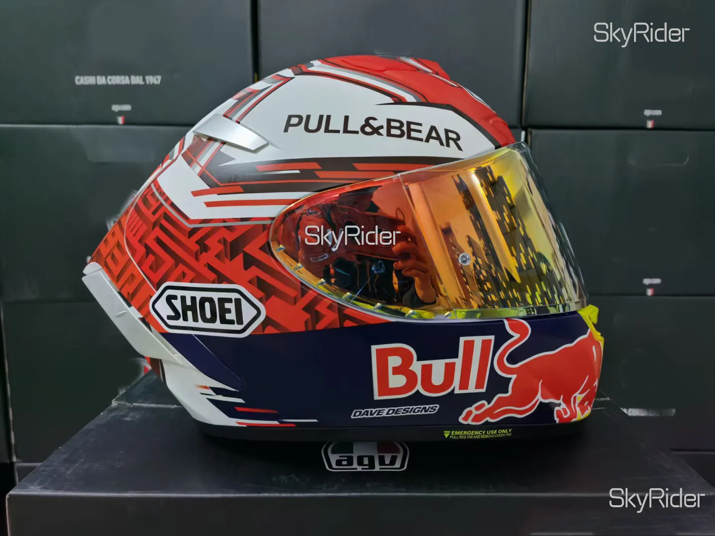 SHOEI X-Fourteen マルケスRed Bull ペイント　Mサイズ Shoei X14 X-Fourteen MM93 Marc Marquez Full Face