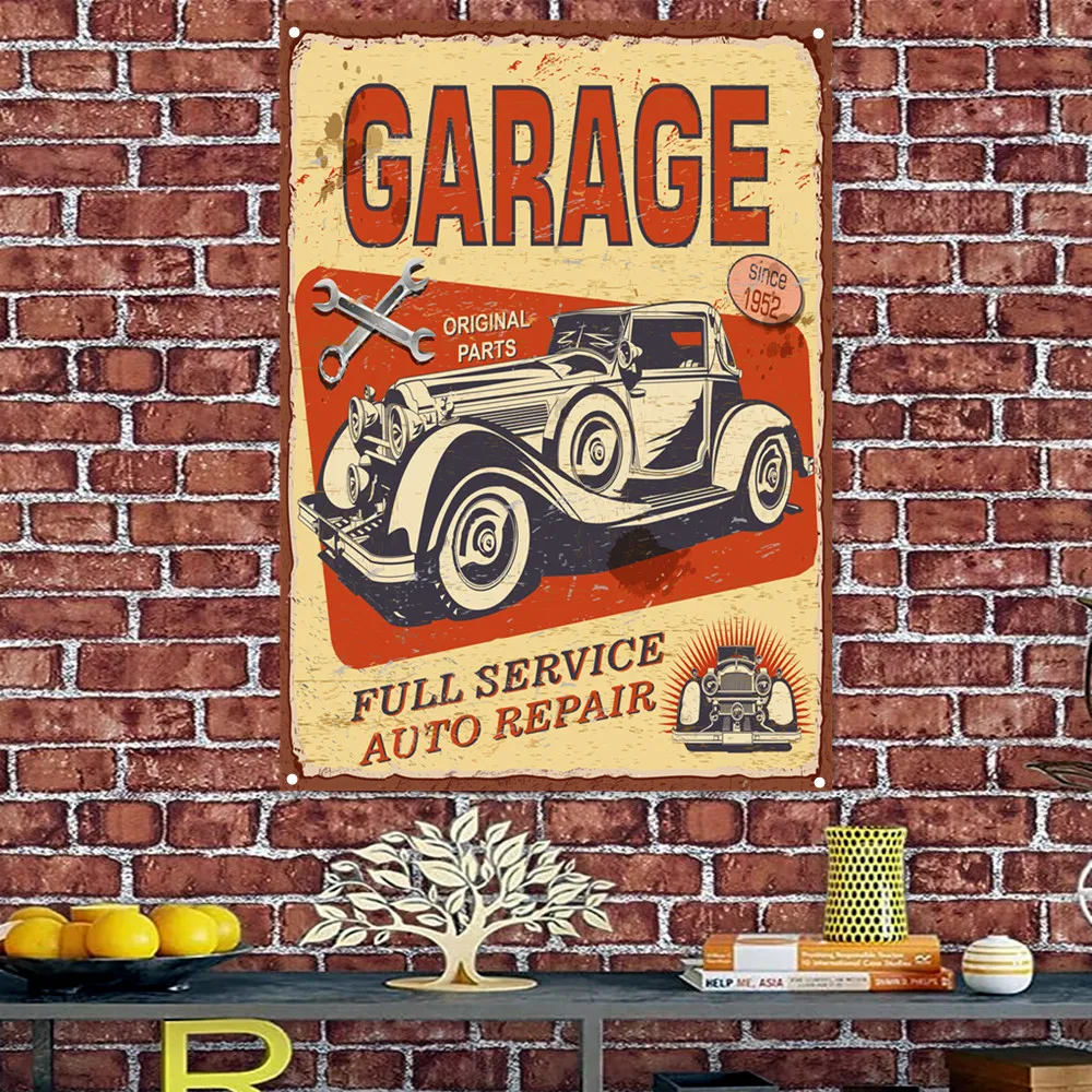 ★ Garage Art 300ZX Metal Wall Art, Car Garage Wall Sign, 300ZX