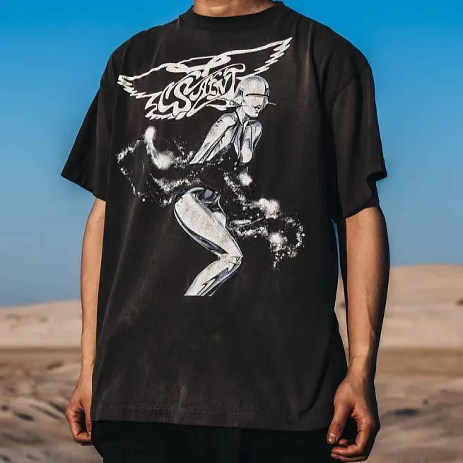 トップス SAINT MICHAEL GS_LS TEE / GITS BLACK SAINT Mxxxxxx]GS_LS TEE/ILYA GITS/BLACK(SM-YS1-0000-C34) – R&Co.