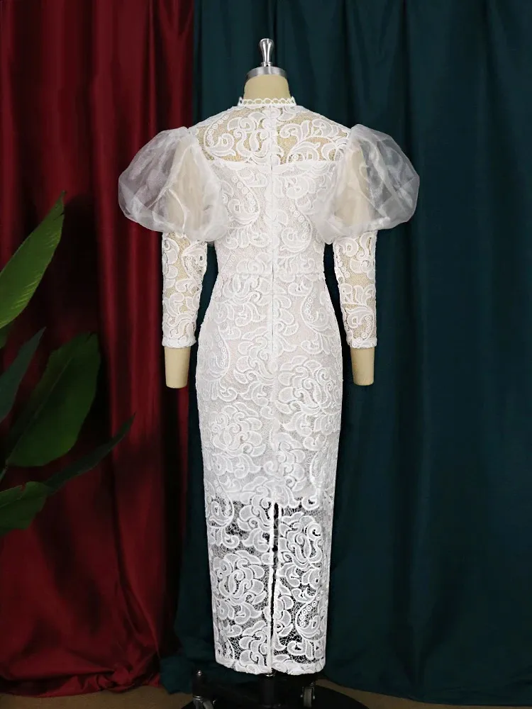 chinese dress ladies Off White Kinsley Lace Sleeveless Mini Dress main image 0