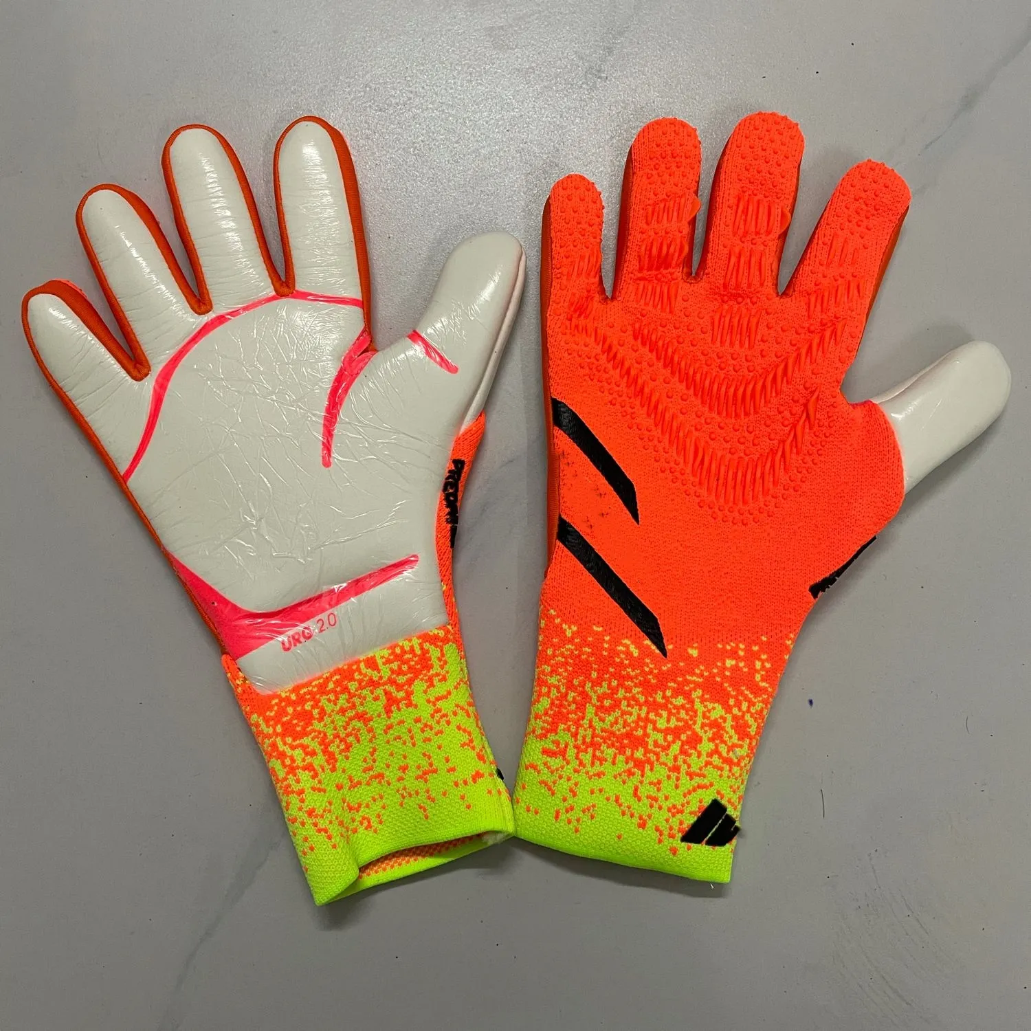 Professional Thickened Youth Fingersave Goalkeeper Gloves With Finger Protection For Adults And