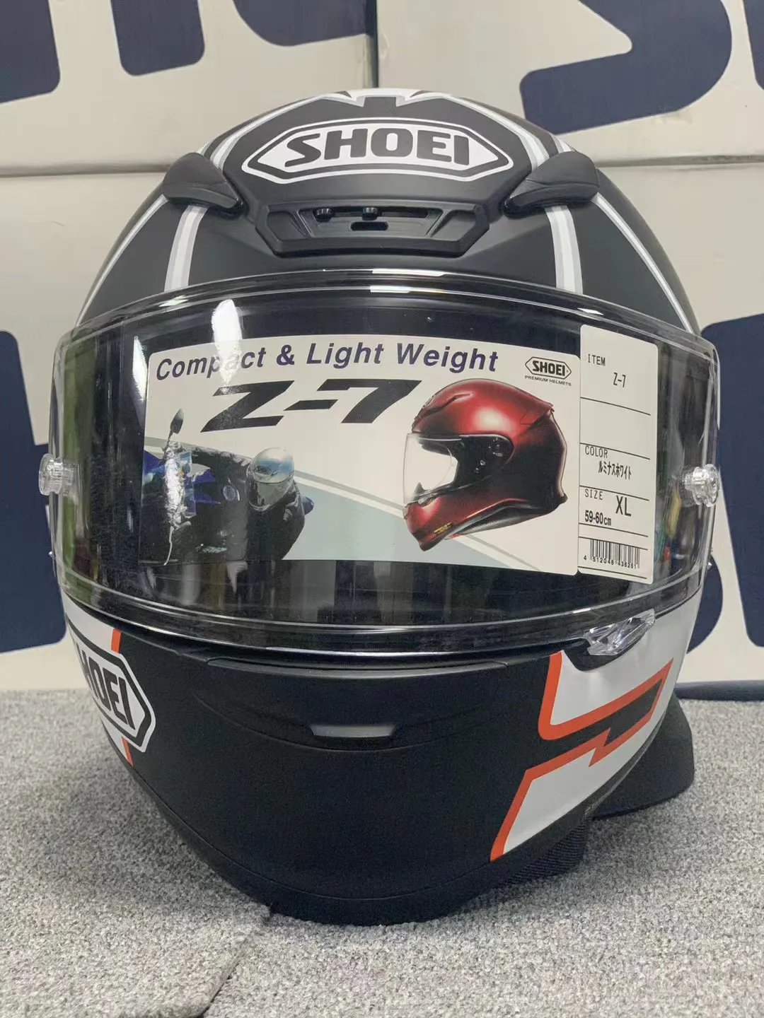 Full Face Shoei Z7 Marquez Black Ant Tc 5 Motorcycle Helmet Anti