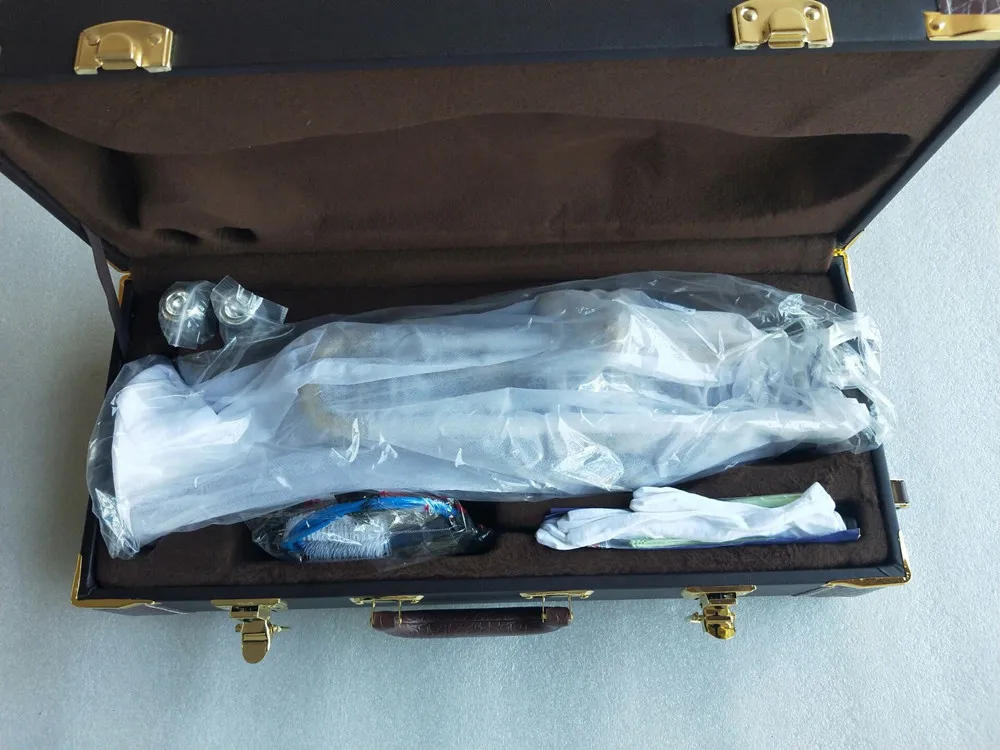 Real Pictures Super Trumpet LT180S-72 Musical Instrument Surface Silver Plated Brass Bb Trompeta Professional With case