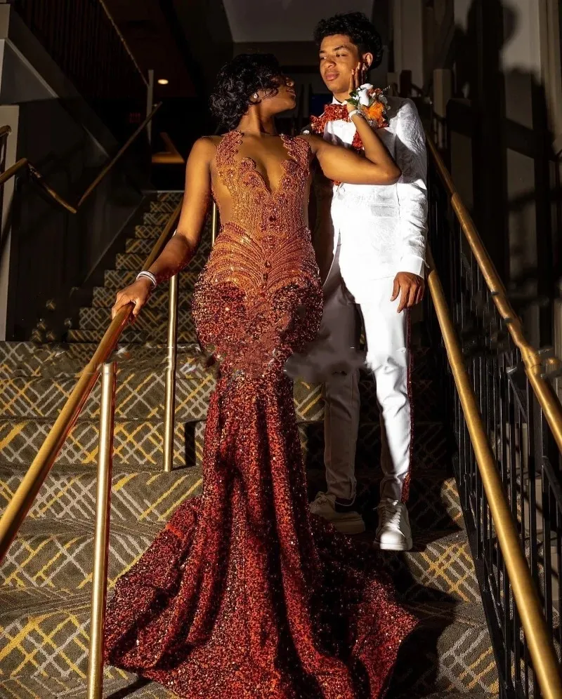 Ball Gown Red And Gold Mermaid Prom Dress Chic A-line Mermaid Sexy Long Prom Dresses Ball Gown Red And Gold Mermaid Prom Dress Chic A-line Mermaid Sexy Long Prom Dresses