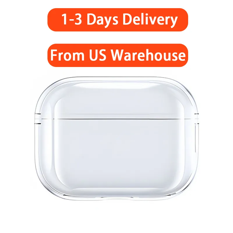 Save Big on Bulk Airpods Pro Generation Case USA Stock For Airpods Pro  2nd Generation Gen Airpod Pros Max Headphone Accessories Solid TPU