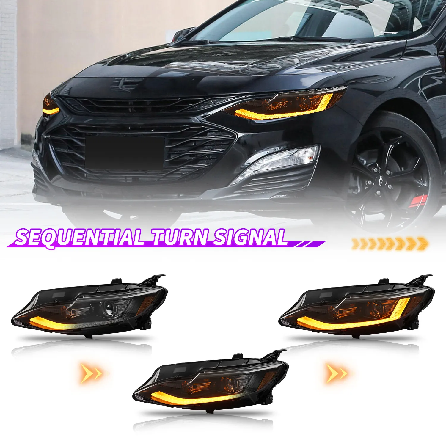 Headlamp DRL, Advanced LED Headlights Assembly With Dynamic Signal, Front  Light Replacement For Car Model Years 19 22 Enhanced Visibility \u0026 Safety  From Maxdo, $656.08 | DHgate.Com, image size:1500x1500