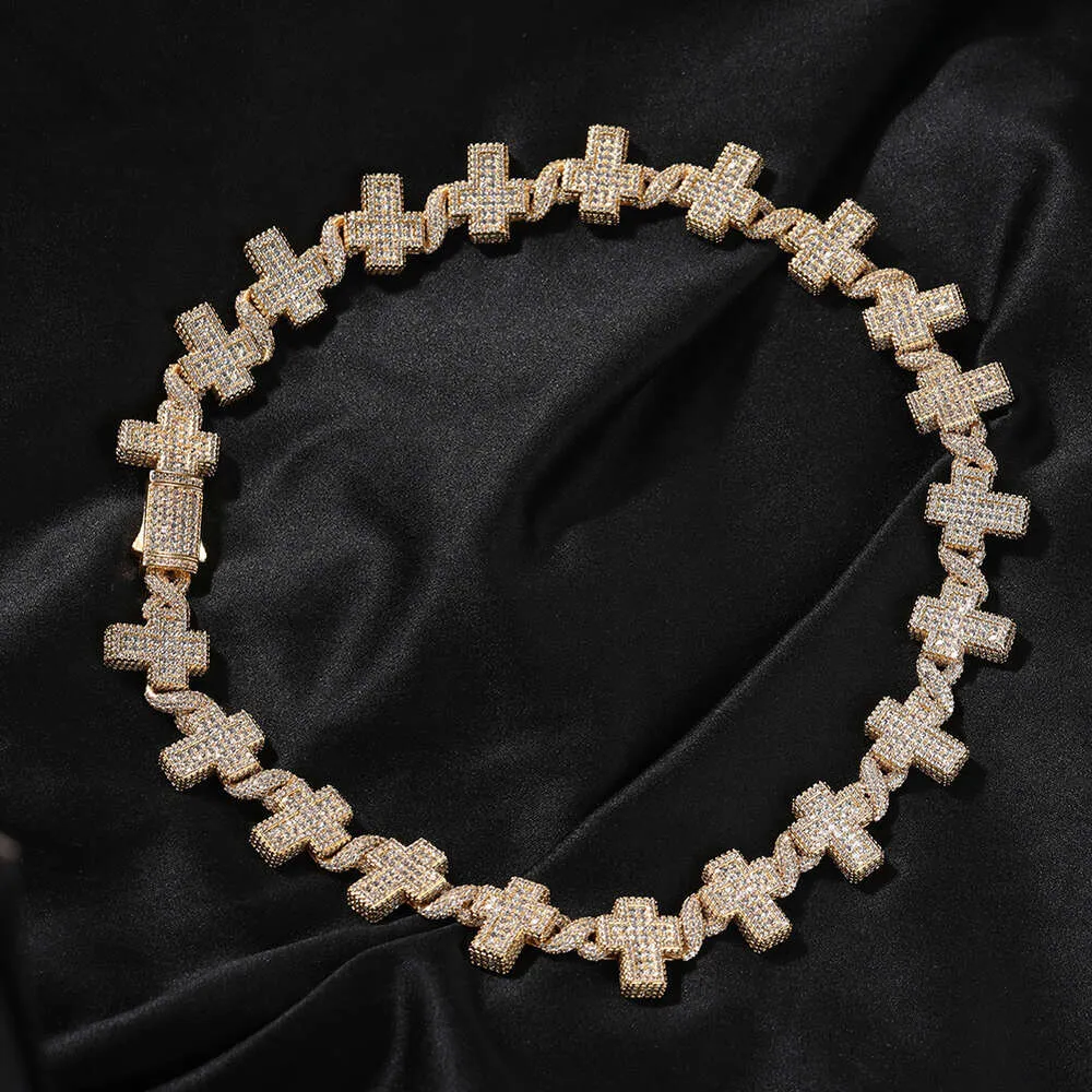 Hip Hop Fashion Copper Inlaid Cubic Zircoian Infinite Cross Hip Hop Fashion Copper Inlaid Cubic Zircoian Infinite Cross