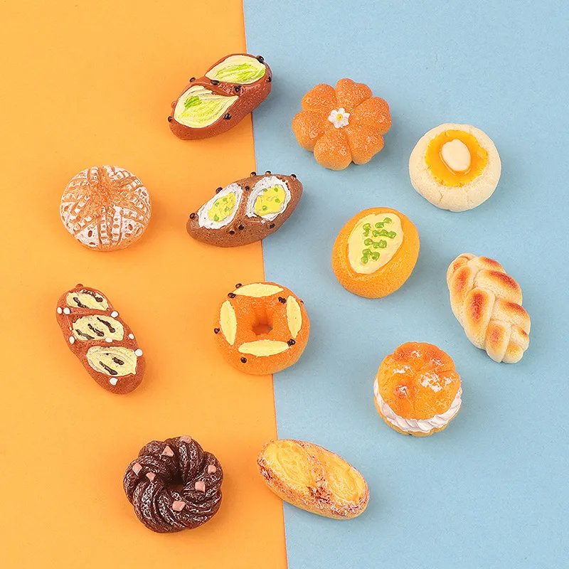 Set De 24 Accesorios De Comida En Miniatura Para Casa De Muñecas – Incluye Platos, Tazas De Café Y Dulces De Resina – Tamaño Súper Realista – Ideal Para Decoración DIY Y Manualidades