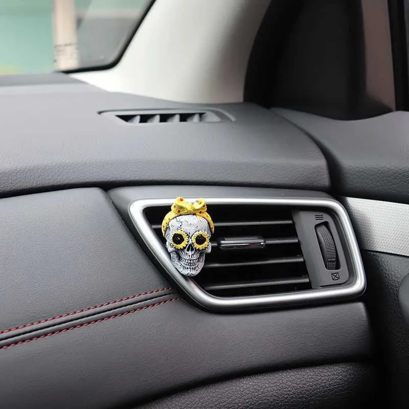 Cool Skeleton Car Air Freshener - Resin Aromatherapy Diffuser, Bone ...